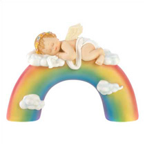 Little Baby Angel on Rainbow